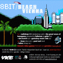 8Bit Beach Vienna Flyer